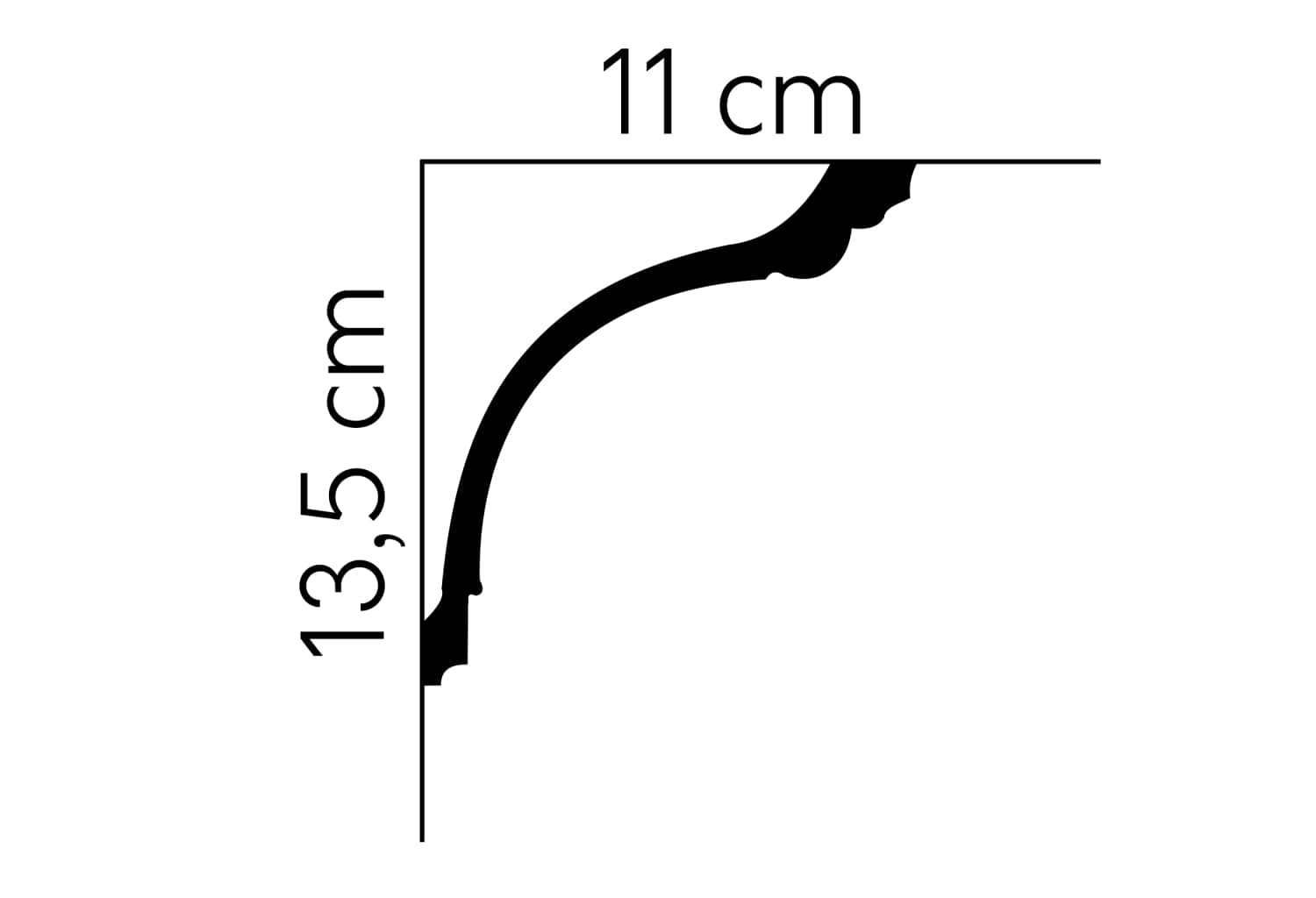 TAKLIST MDA040 PU 135X110X2000MM - Bild 2