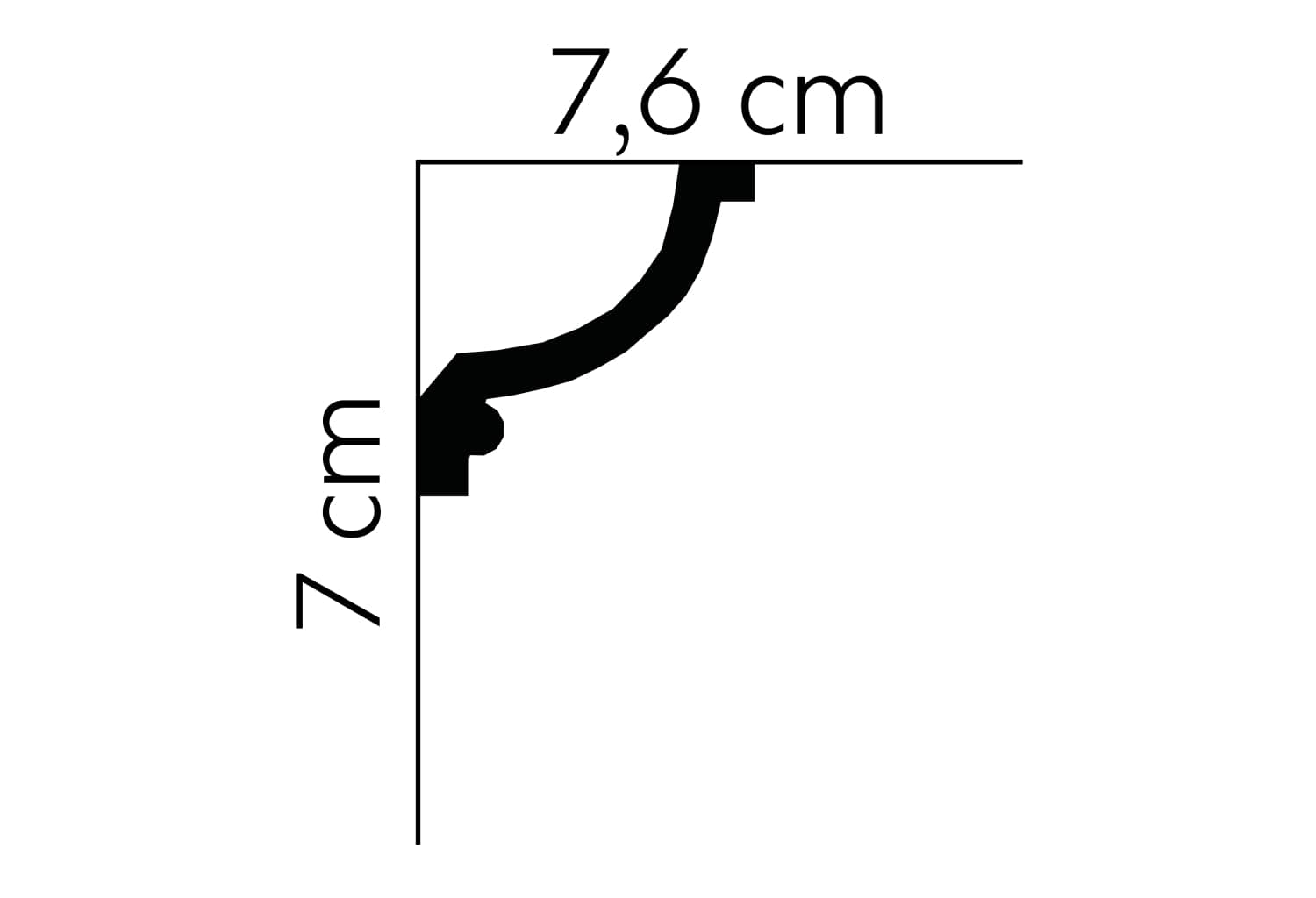 TAKLIST MDA121 PU 70X76X2000MM - Bild 2