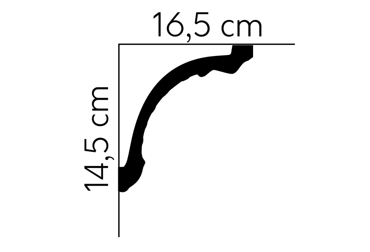 TAKLIST MDA401 PU 145X165X2000MM - Bild 2