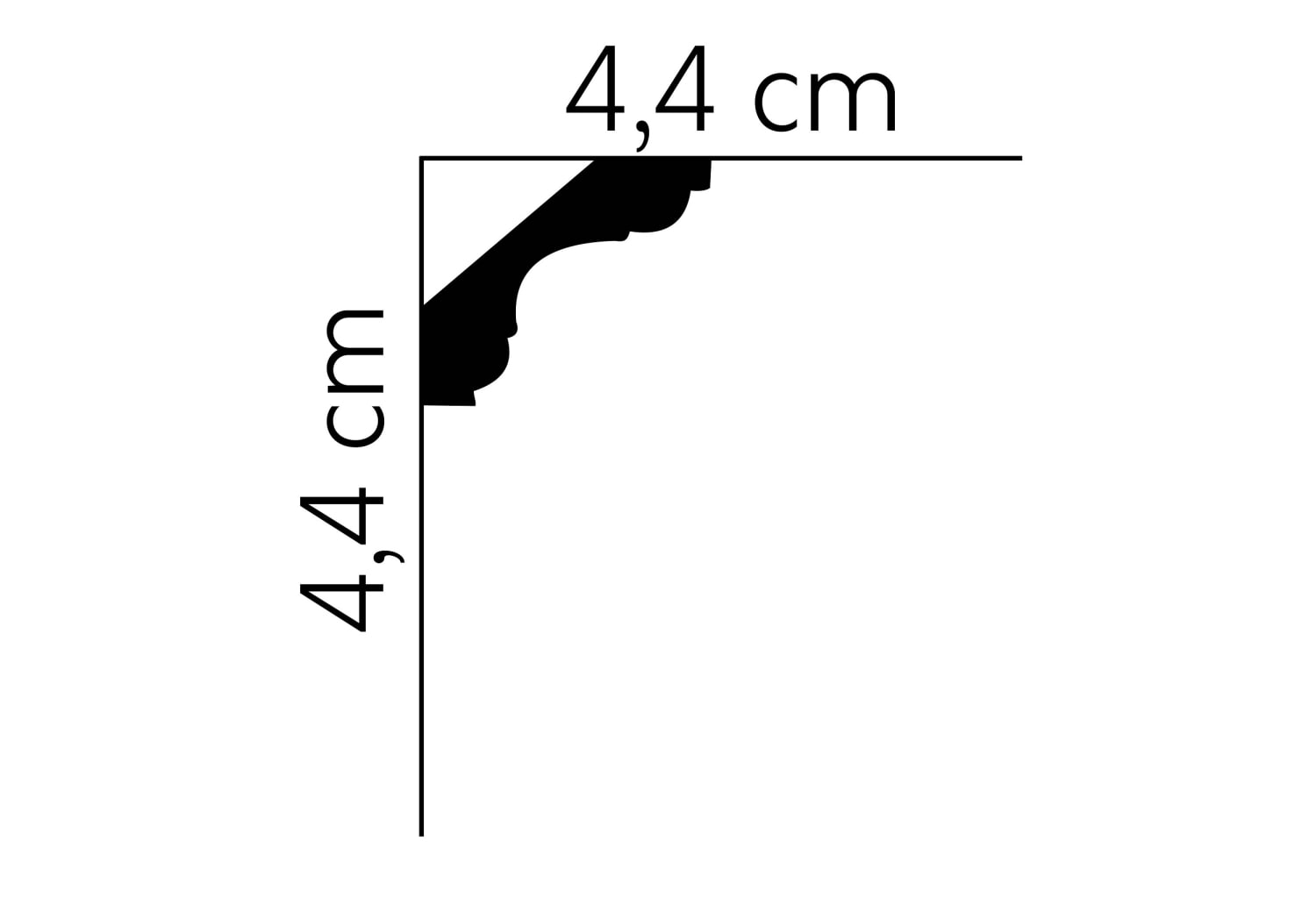 TAKLIST MDB112 PU 44X44X2000MM - Bild 2